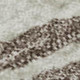 8' X 10' Taupe Ivory And Gold Abstract Washable Area Rug With UV Protection