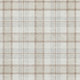 3' X 5' Linen Beige And Gray Plaid Washable Area Rug With UV Protection