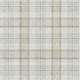 8' X 10' Linen Beige And Gray Plaid Washable Area Rug With UV Protection