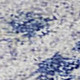 10' X 14' Sky Blue Gray And Ivory Damask Washable Area Rug With UV Protection