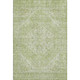 8' X 10' Sage And Beige Medallion Washable Area Rug With UV Protection