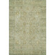 5' X 8' Sage Gray And Gold Oriental Washable Area Rug With UV Protection
