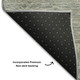 10' X 14' Sage And Beige Medallion Washable Area Rug With UV Protection