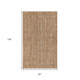 8' X 10' Natural Jute Handmade Area Rug