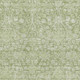 3' X 5' Artichoke Green And Beige Floral Washable Area Rug With UV Protection