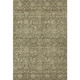3' X 5' Brown And Beige Floral Washable Area Rug With UV Protection