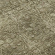 5' X 8' Brown And Beige Floral Washable Area Rug With UV Protection