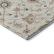 10' X 14' Ivory Copper And Gray Floral Washable Area Rug With UV Protection