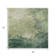 5' X 8' Green And Beige Abstract Washable Area Rug With UV Protection