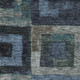 8' X 10' Blue And Green Geometric Washable Area Rug With UV Protection