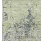 10' X 14' Green Gray And Purple Abstract Washable Area Rug With UV Protection