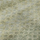 9' X 12' Artichoke Green Gray And Beige Striped Washable Area Rug With UV Protection