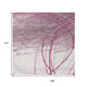 9' X 12' Blush Ivory And Pink Abstract Washable Indoor Outdoor Area Rug