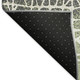 5' X 8' Fern Green Brown And Beige Geometric Washable Indoor Outdoor Area Rug