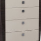 39" Beige Five Drawer