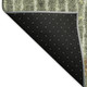 8' Olive Green And Copper Round Abstract Washable Indoor Outdoor Area Rug