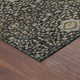 10' X 14' Black Brown And Gray Oriental Washable Indoor Outdoor Area Rug