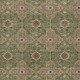 10' X 14' Olive Green Brown And Gold Quatrefoil Washable Indoor Outdoor Area Rug