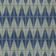 5' X 8' Navy Blue And Beige Geometric Washable Indoor Outdoor Area Rug
