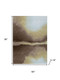3' X 5' Chocolate Gold And Plum Abstract Washable Indoor Outdoor Area Rug