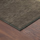 10' X 14' Amber Black And Brown Abstract Washable Indoor Outdoor Area Rug
