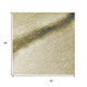 5' X 8' Wheat Blue And Beige Abstract Washable Indoor Outdoor Area Rug