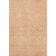 10' X 14' Salmon And Ivory Floral Washable Area Rug With UV Protection