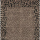 3' X 5' Brown And Black Animal Print Washable Area Rug With UV Protection