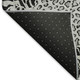 10' X 14' Gray And Black Animal Print Washable Area Rug With UV Protection