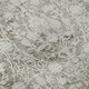 9' X 12' Chocolate And Ivory Damask Washable Area Rug With UV Protection