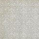 3' X 5' Tan And Ivory Damask Washable Area Rug With UV Protection