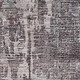 3' X 5' Pewter Gold And Eggplant Abstract Washable Area Rug With UV Protection