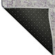 5' X 8' Purple And Silver Oriental Washable Area Rug With UV Protection