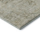 8' Sage Ivory And Gray Oriental Washable Area Rug With UV Protection