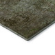 3' X 5' Coffee Green And Taupe Abstract Washable Area Rug With UV Protection