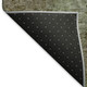 10' X 14' Coffee Green And Taupe Abstract Washable Area Rug With UV Protection