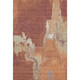 10' X 14' Rust Beige And Peach Abstract Washable Area Rug With UV Protection