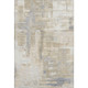 3' X 5' Ivory Beige And Gray Abstract Washable Area Rug With UV Protection