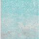 9' X 12' Aqua Gray And Ivory Polka Dot Washable Area Rug With UV Protection