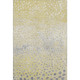 3' X 5' Gold Ivory And Gray Polka Dot Washable Area Rug With UV Protection