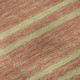 8' Pewter Salmon And Gold Striped Washable Area Rug With UV Protection