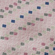 9' X 12' Pink Navy Blue And Gray Striped Washable Area Rug With UV Protection