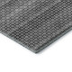 10' X 14' Gray Silver And Charcoal Striped Washable Area Rug With UV Protection