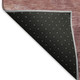5' X 8' Mauve Beige And Pink Striped Washable Area Rug With UV Protection