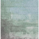 8' Artichoke Green Pale Aqua And Blush Abstract Washable Area Rug With UV Protection