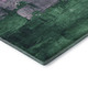 10' X 14' Purple Emerald And Coral Abstract Washable Area Rug With UV Protection