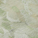 9' X 12' Artichoke Green Ivory And Lavender Floral Washable Area Rug With UV Protection