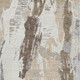 9' X 12' Ivory Khaki And Taupe Abstract Washable Area Rug With UV Protection