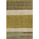 10' X 14' Gold Ivory And Gray Striped Washable Area Rug With UV Protection