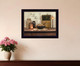 Family Makes a House a Home Black Framed Print Wall Art
